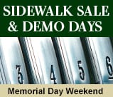 Sidewalk Sale & Demo Days