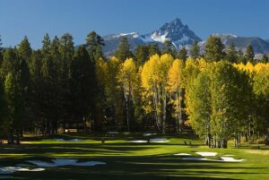 Big Meadow Golf Course and Mountains.