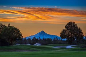 Sunset over Black Butte.