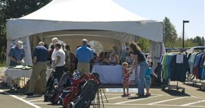 Golf tent sale.
