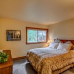 Black Butte 005 - Bedroom With wooden furniture