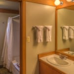 Lodge Room 030 - Bathroom with a shower