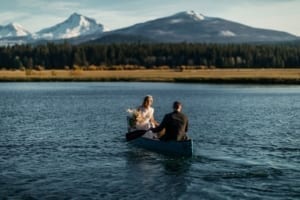 Oregon Elopement in Boat