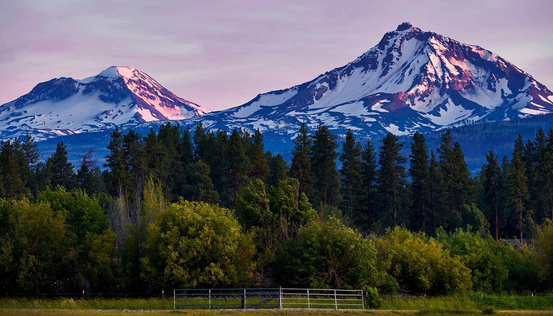 Oregon mountains.