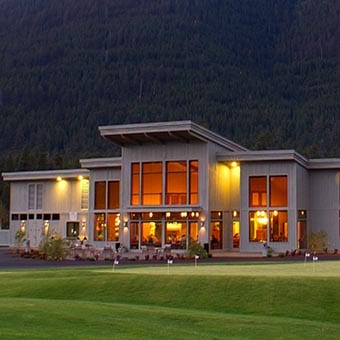 Big Meadow Clubhouse exterior.