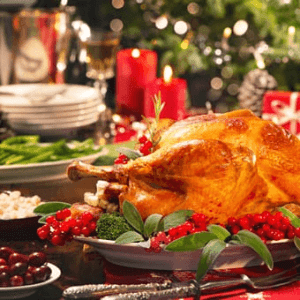 Picture of the Black Butte Ranch's holiday turkey Oregon recipe.