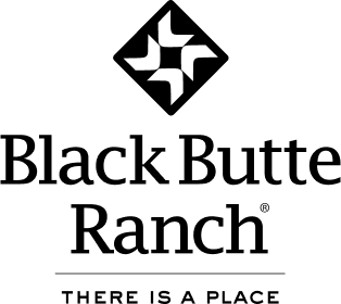 Black Butte Ranch logo black