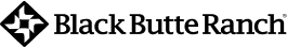 Black Butte Ranch logo black